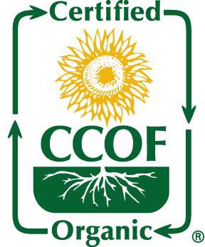 Certified Organic CCOF