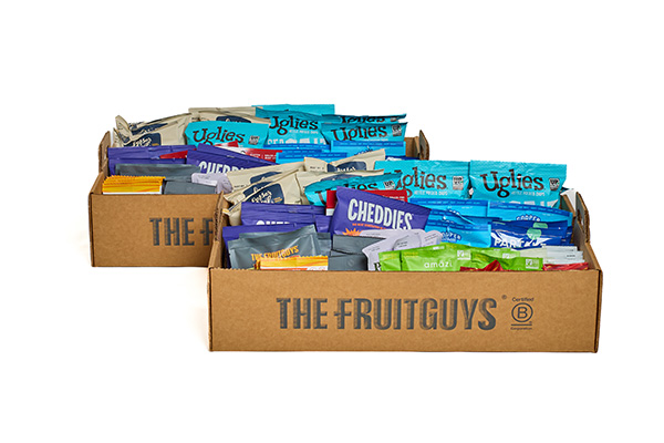 The FruitGuys trays of nut-free snacks
