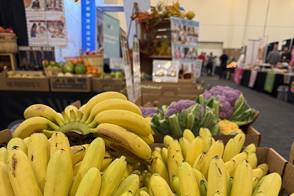 Fresh produce in The FruitGuys' CSNA booth